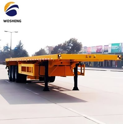 Maximaal laadvermogen van 100 ton Semi-trailer Ideaal voor het vervoer van 20ft 45ft 40ft Container
