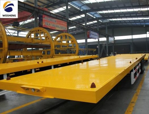 Maximaal laadvermogen van 100 ton Semi-trailer Ideaal voor het vervoer van 20ft 45ft 40ft Container