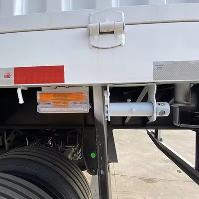 Semi-trailer met bovenste 3 as 4 as Truck trailer Cargo en vee hek stake