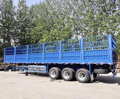 Hoog hek Semi-trailer 3/4 As Stake Type Truck Trailer met en aanpassing