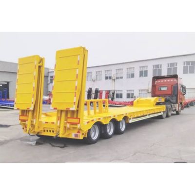 3 assen Lowbed Lowboy Semi-trailer met Dual Line Braking System en 16000x2500x1100mm
