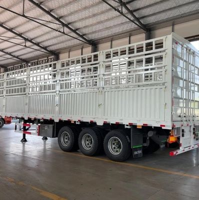100 ton maximale capaciteit hek halve aanhangwagen zwaar landingsgestel 28 ton goede prestaties