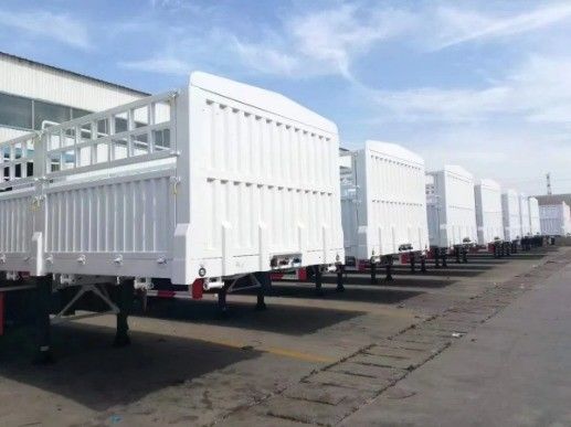 100 ton maximale capaciteit hek halve aanhangwagen zwaar landingsgestel 28 ton goede prestaties