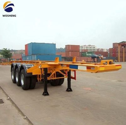 20ft 40ft Container-trailer met zwaar landingsgestel 28t