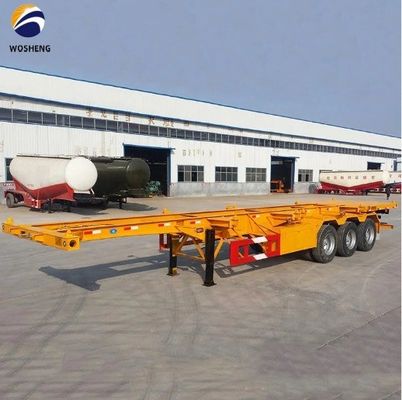 20ft 40ft Container-trailer met zwaar landingsgestel 28t