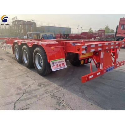 12400x2500x1550mm Chinese aanpassing Skeleton Semi-trailer voor container