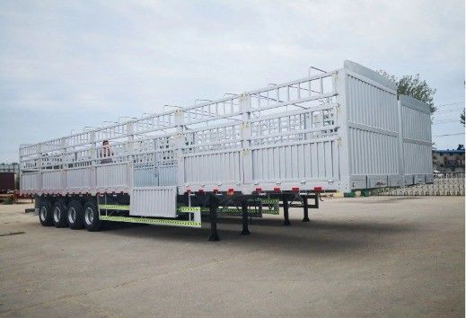 Aanpassing 3 As 4 As Multifunctioneel Afneembare Zaan Halve Aanhanger voor Truck