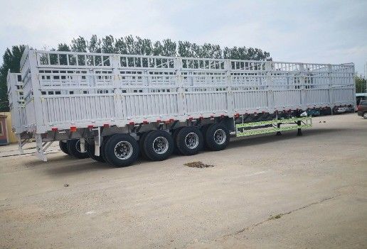 Aanpassing 3 As 4 As Multifunctioneel Afneembare Zaan Halve Aanhanger voor Truck