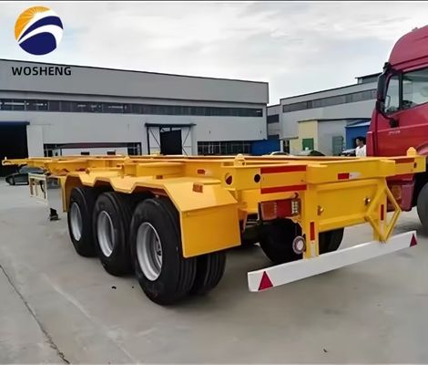 3 assen 20FT 40FT Ganshals Container Chassis Skelet Semi-trailer