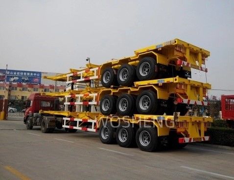 3 assen 20FT 40FT Ganshals Container Chassis Skelet Semi-trailer