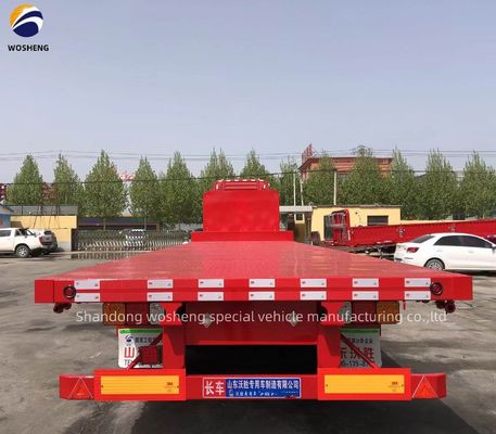 40ft Container Trailer Professional 3Axle Flatbed Semi Trailer met 2&quot; 50mm King Pin