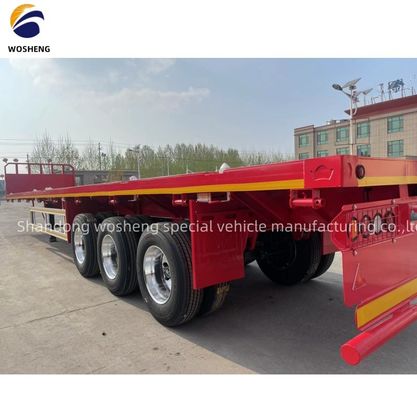 40ft Container Trailer Professional 3Axle Flatbed Semi Trailer met 2&quot; 50mm King Pin
