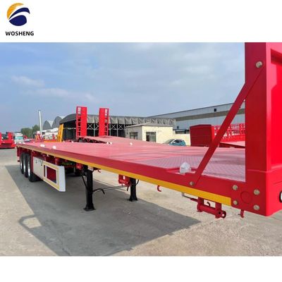 40ft Container Trailer Professional 3Axle Flatbed Semi Trailer met 2&quot; 50mm King Pin