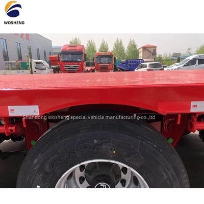 40ft Container Trailer Professional 3Axle Flatbed Semi Trailer met 2&quot; 50mm King Pin