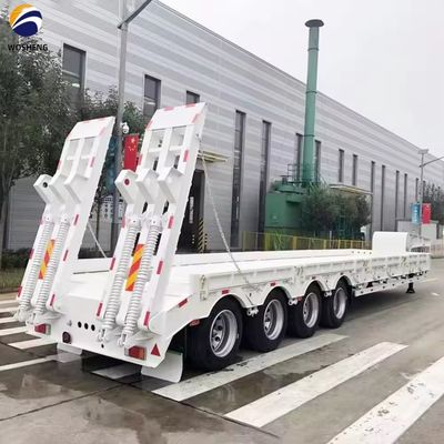 Laag platbed vrachtwagens aanhangwagen maximaal laadvermogen 150 ton
