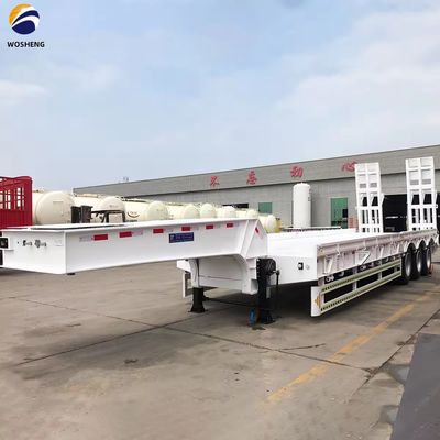 Laag platbed vrachtwagens aanhangwagen maximaal laadvermogen 150 ton