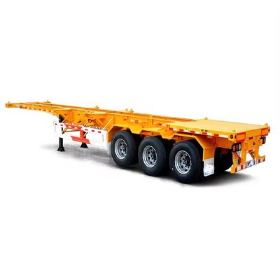 40ft 20ft Tri-Axle Container Trailer Skelet Trailer met Heavy Duty Landing Gear 28t
