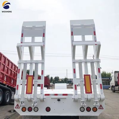 Laag platbed vrachtwagens aanhangwagen maximaal laadvermogen 150 ton