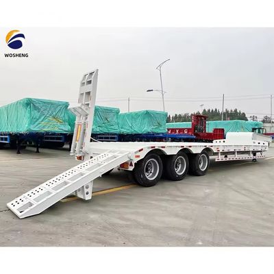 Laag platbed vrachtwagens aanhangwagen maximaal laadvermogen 150 ton