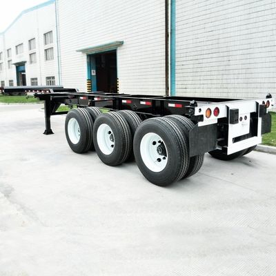 14 mm/16 mm/8 mm Platen en 500 mm Hoogte 3 Assen Skelet Halve aanhangwagen voor Truck aanhangwagen