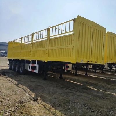 3 as 4 as zijplaat hoogte 600 mm 800 mm zijdelingse omheining halve aanhangwagen maximaal laadvermogen 30000 kg