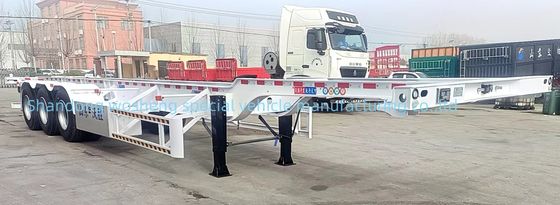 14 mm/16 mm/8 mm Platen en 500 mm Hoogte 3 Assen Skelet Halve aanhangwagen voor Truck aanhangwagen