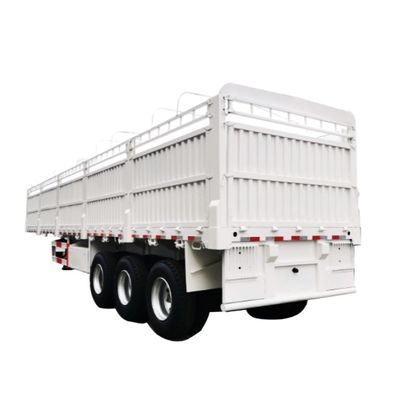 3 As 60 100 ton Transport Landbouw Cargo Bouwmaterialen Zaan Halve aanhangwagen Hoofdstuk- staal