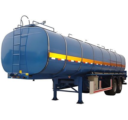 Op maat gemaakte 40000-75000 liter brandstof- of olietanker Semi-trailer met Tare Gewicht 9800kgs