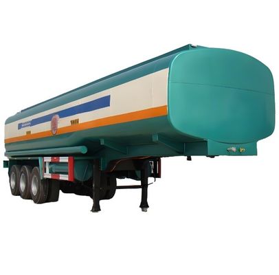Maximaal laadvermogen 30000 kg Tank Halve aanhangwagen met aluminiumlegering en roestvrij staal constructie