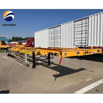 20/40/45 Voeten Container Transport Chassis Semi-trailer Staal skelet