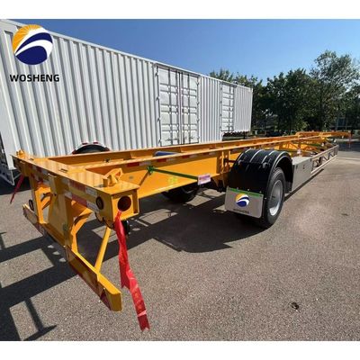 Duurzaam 1/2/4 Assen 20/40/45/48/53 Voeten Staal Skelet Halve aanhangwagen voor containervervoer