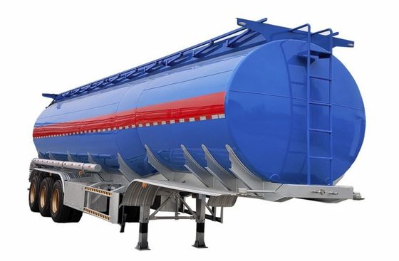 3 assen roestvrij staal 50000 liter olietanker Halve aanhanger voor groot volume vervoer
