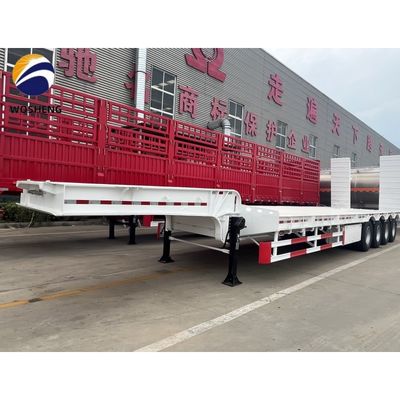 Semi-trailer voor graafmachines en grote apparatuur