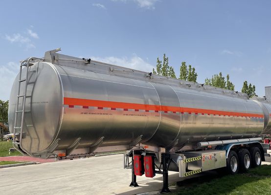 WS Shandong Customise 55cbm Fuel Truck Trailer in Afrika met maximale lading van 60 ton