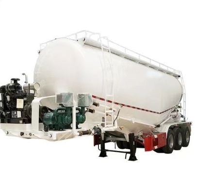 Tank Semi-trailer Aanpasbaar Aluminium Bulk Cement Pneumatisch voor vrachtwagenfunctie