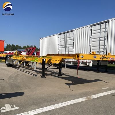 12400x2500x1550mm zwaar landingsgestel 28t skelet halfrol voor containervervoer