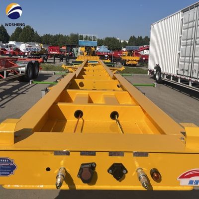 12400x2500x1550mm zwaar landingsgestel 28t skelet halfrol voor containervervoer