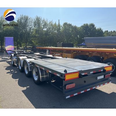 4 Assen Container skelet aanhanger voor het transport van gepersonaliseerde kleurcontainers