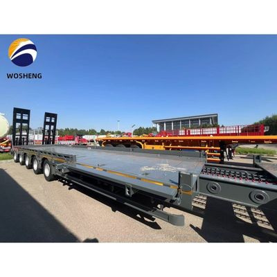 80 100 120 ton lage lading lage lading lage half-trailer met aanpasbare hoogte