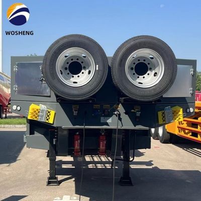 80 100 120 ton lage lading lage lading lage half-trailer met aanpasbare hoogte