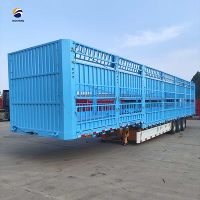 Semi-trailer voor het vervoer van groenten en vee 12400x2500x3650mm