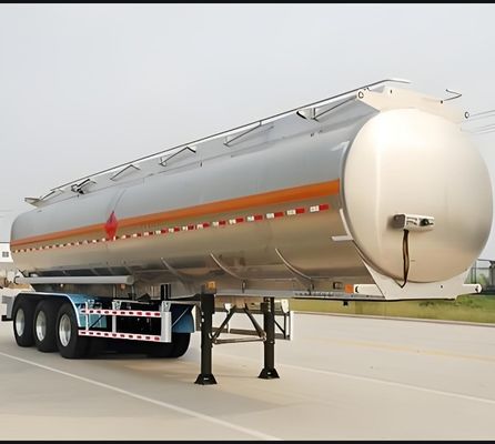Korting 3 as 4 as 36000-50000 liter brandstoftank Halve aanhanger van Wosheng