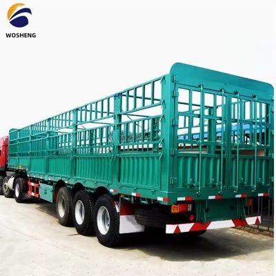 Semi-trailer voor het vervoer van groenten en vee 12400x2500x3650mm