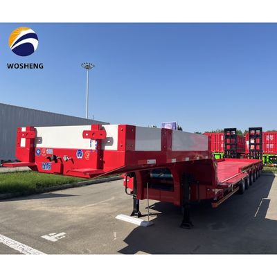 Heavy Duty Lowboy Trailer met een maximale lading van 30000 kg en een afmeting van 16000x2500x1100 mm
