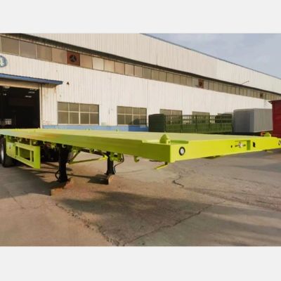 Beam Q345b Halve aanhangwagen voor het vervoer van 50-70 ton vracht 12500x2500x1600-3100mm