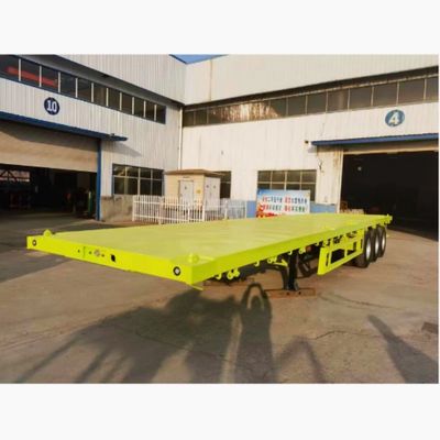 Beam Q345b Halve aanhangwagen voor het vervoer van 50-70 ton vracht 12500x2500x1600-3100mm