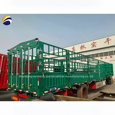 Semi-trailer 3/4-assen laadvermogen 30-80 ton voor het vervoer van vracht en vee
