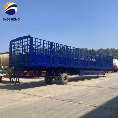 Hoge hekhalte voor bulkgoederen 3 as 4 as staaf type vrachtwagen aanhangwagen
