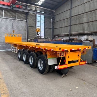 50ft 53ft Flatbed Semi-trailer 3 axle Steel Flatbed Trailers voor op Truck Trailer