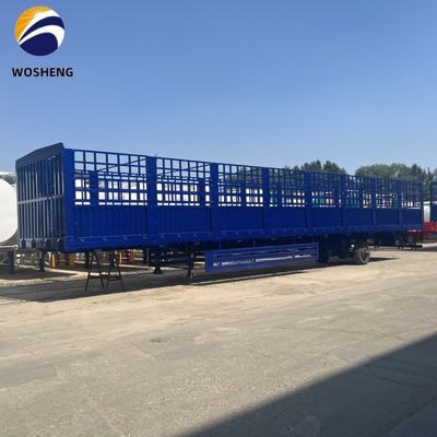 Hoge hekhalte voor bulkgoederen 3 as 4 as staaf type vrachtwagen aanhangwagen